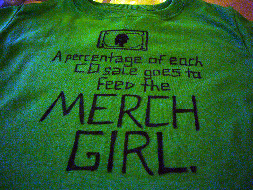 Feed the Merch Girl Tshirt making weekend! Jana Pochop Flickr