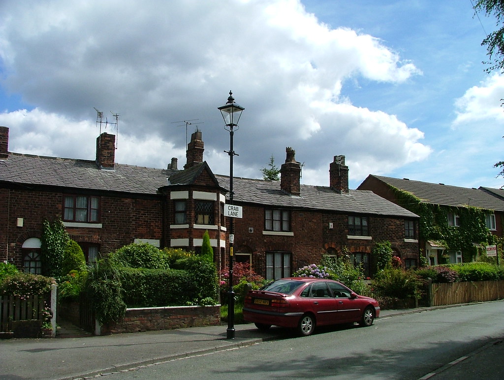 Old cottages crab lane blackley John Flickr