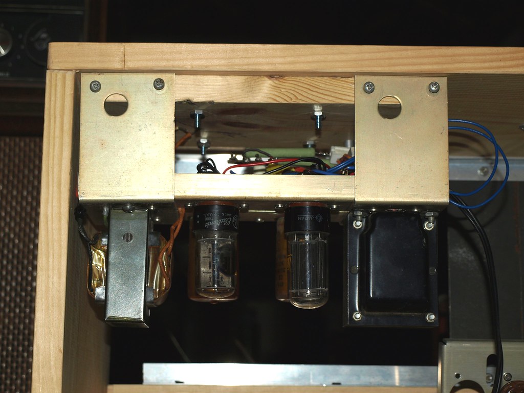 All Tube Power Supply Test Fit I opted to mount it upside … Flickr