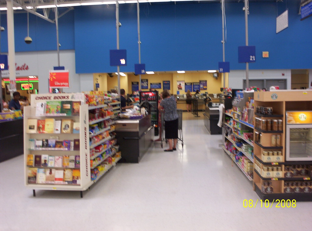 WalMart Supercenter Checkout Line The checkout registers … Flickr
