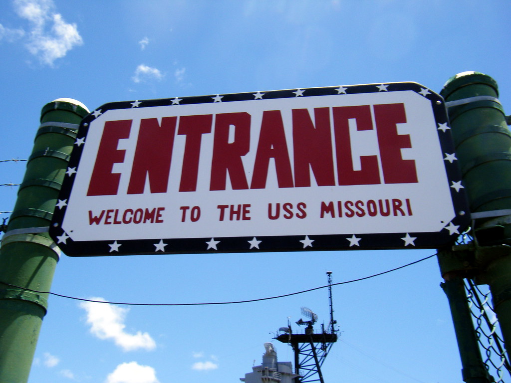 to the USS Missouri Rosa Say Flickr