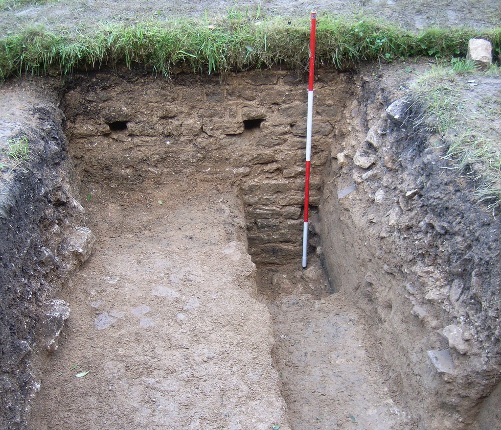 Roman Bathhouse 19 The external wall of the caldarium (ho… Flickr