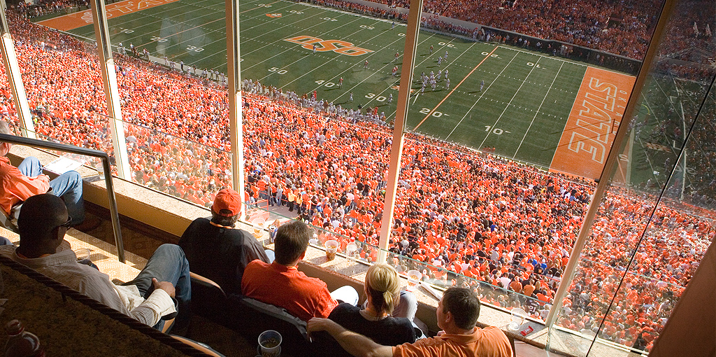 Boone Pickens Stadium Field view from suites Flickr