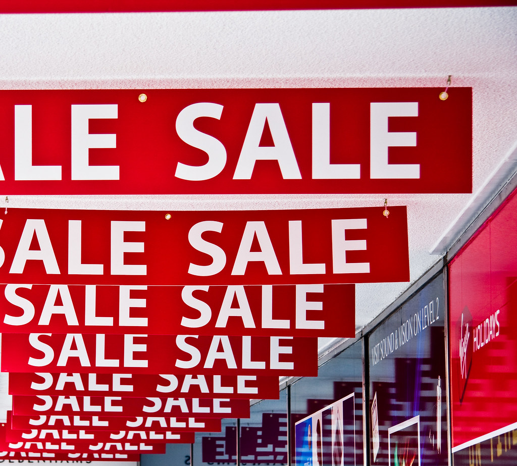 Sale Sale Debenhams has a sale on. Simon Greig Flickr