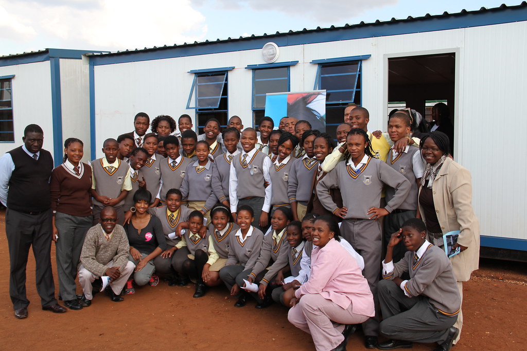 Visit to Simunye High School in Bekkersdal, Johannesburg a photo on