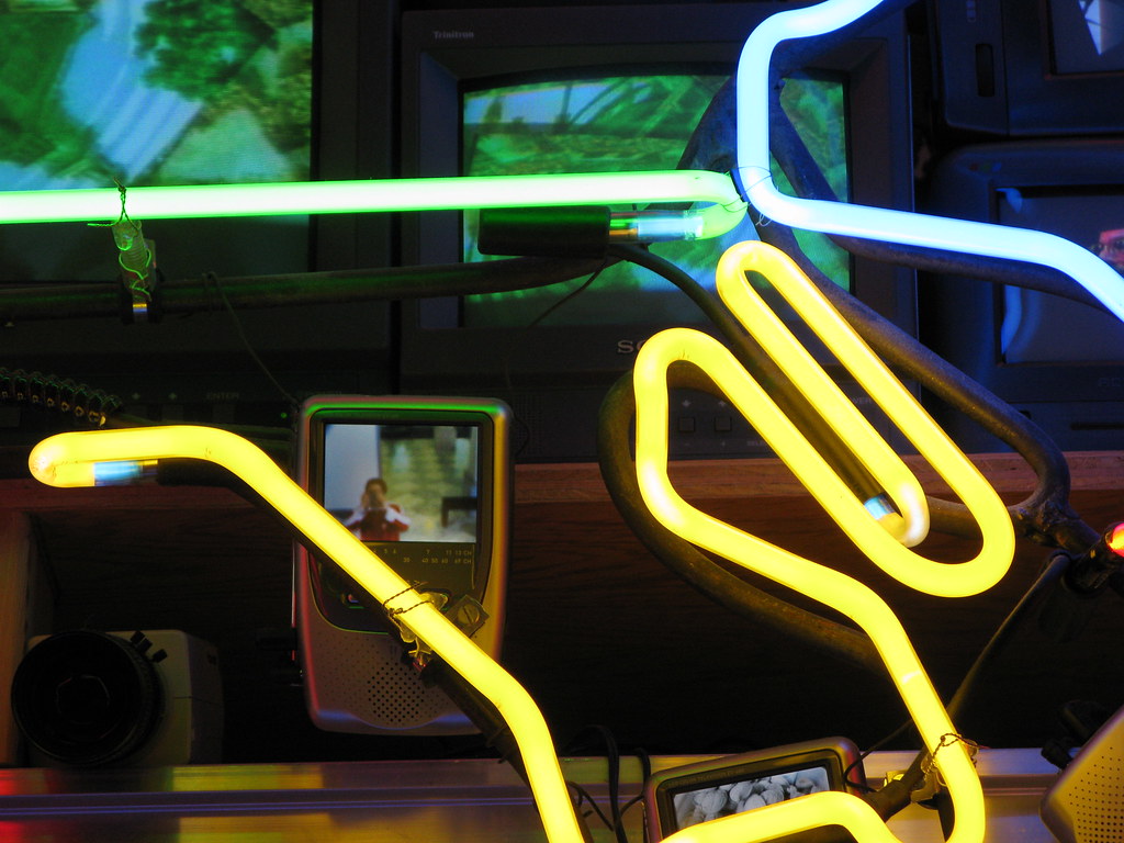 mdtv The TV in MD actually shows you an image of yourself.… Flickr