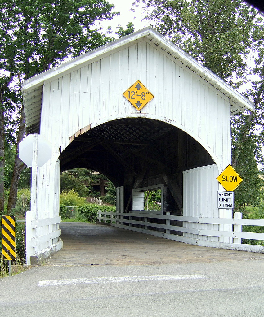 Covered Bridge Myrtle Creek Oregon Librarygroover Flickr