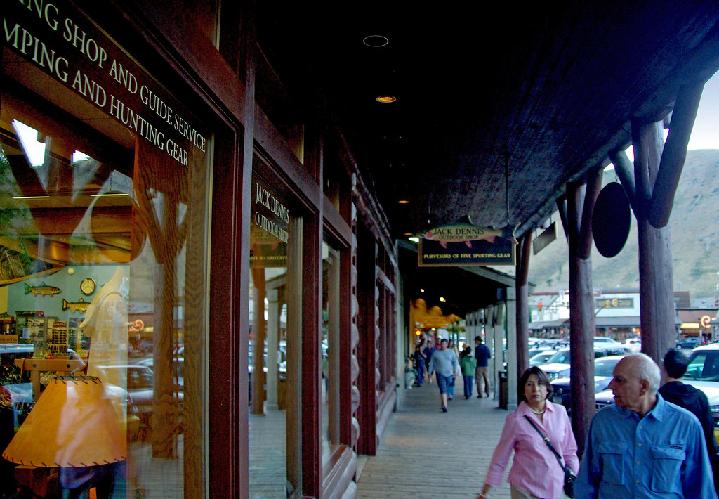 Jackson Wyoming downtown at Jack Dennis Outdoor Shop Flickr
