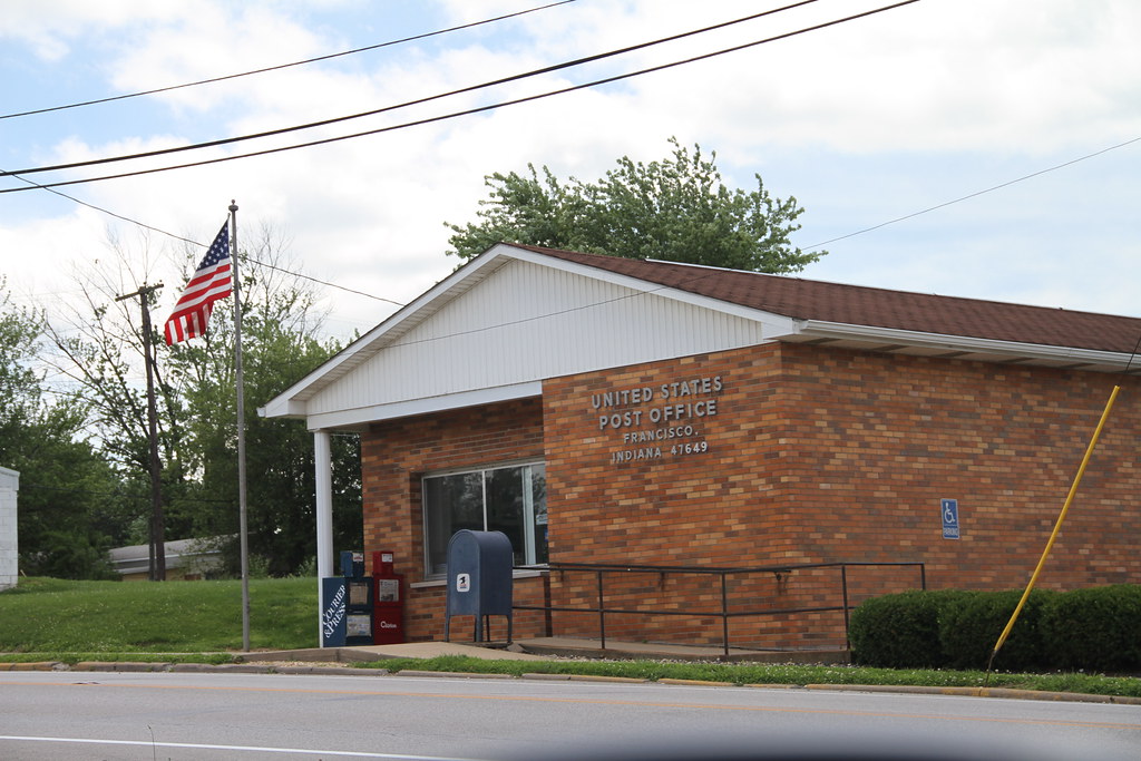 Francisco IN, Post Office, 47649, Francisco Indiana, Gibso… Flickr