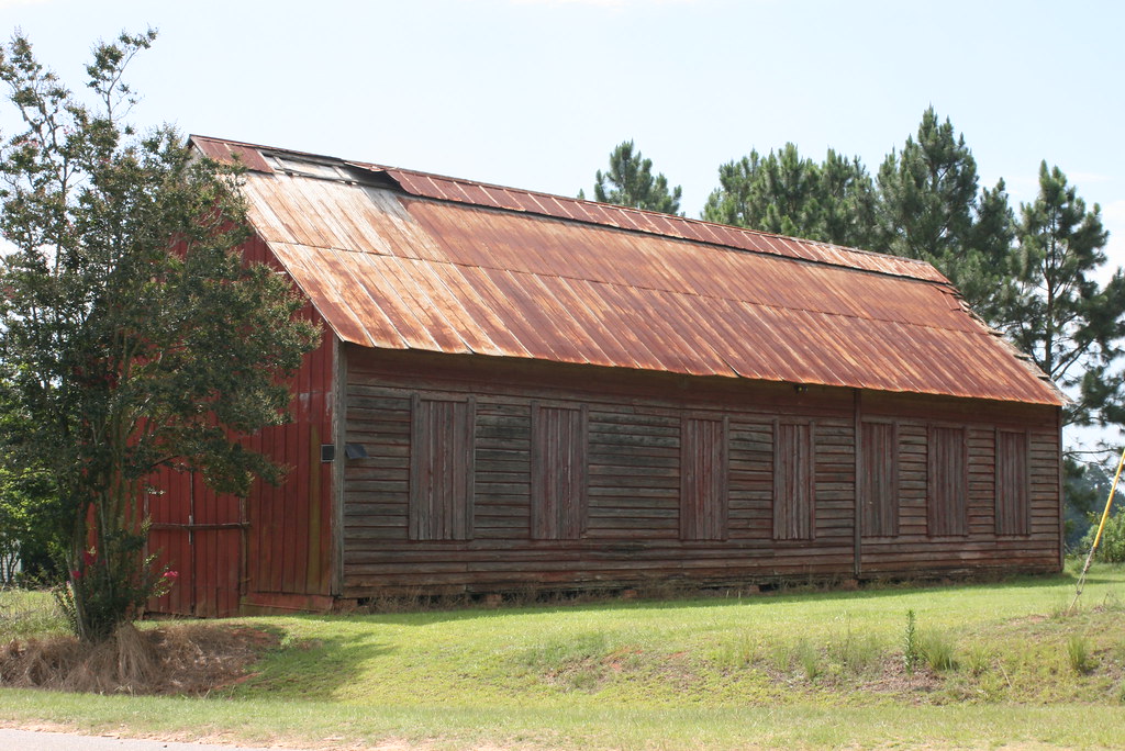 Tobacco Barn, southern Grady County, Flickr