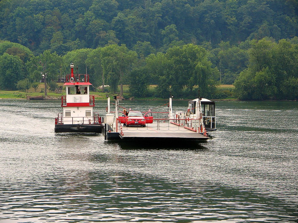 Ferry Boat Sistersville, West Virginia Shown is the ferr… Flickr