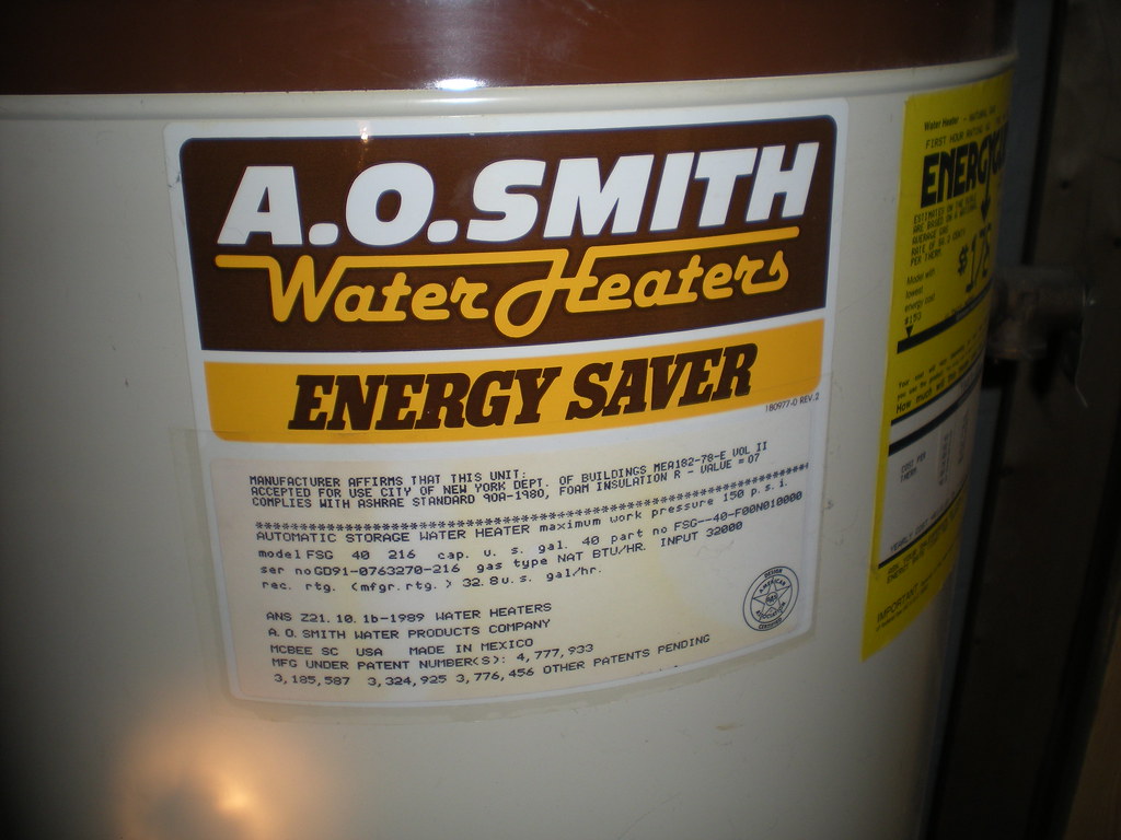Ao Smith Water Heater 40 Gallon