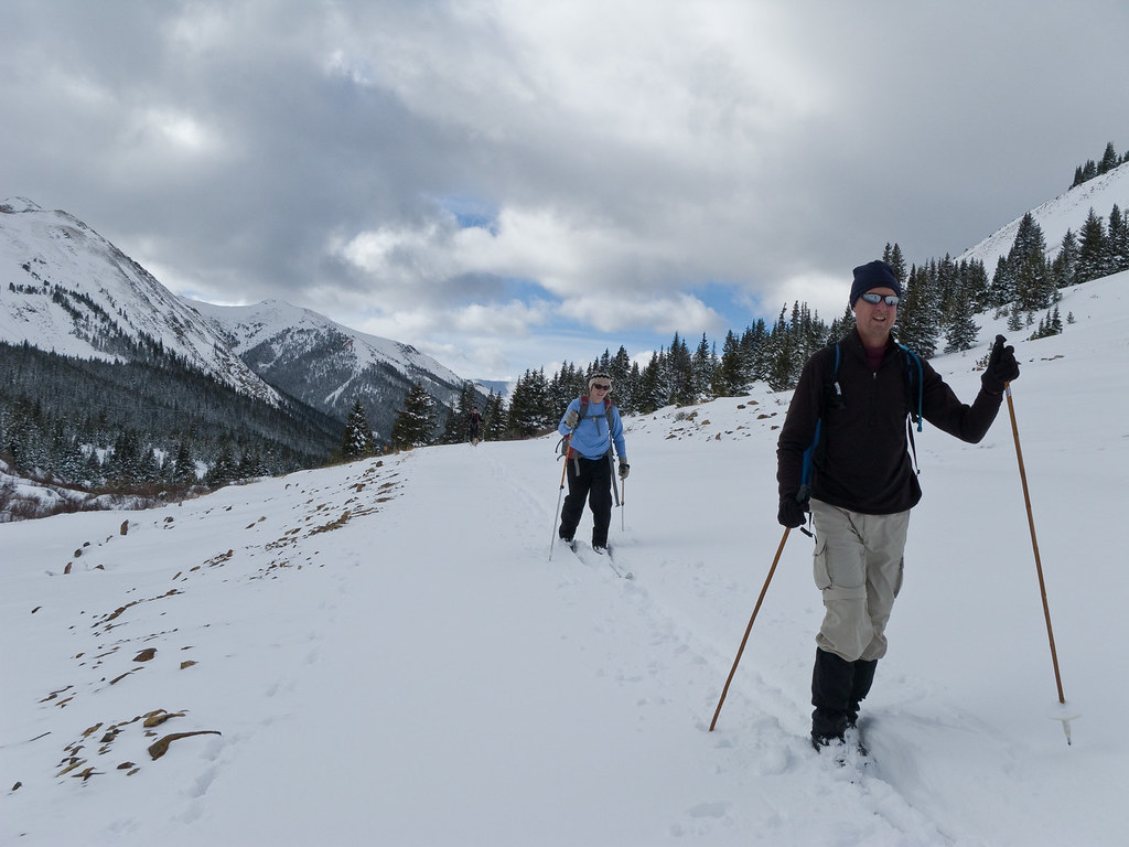 Skiing up Peru Creek Jesse Varner Flickr