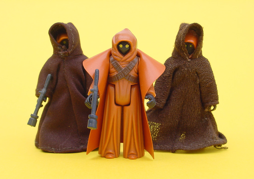 Vintage Star Wars Jawa Action Figures from Kenner 3 cloak … Flickr