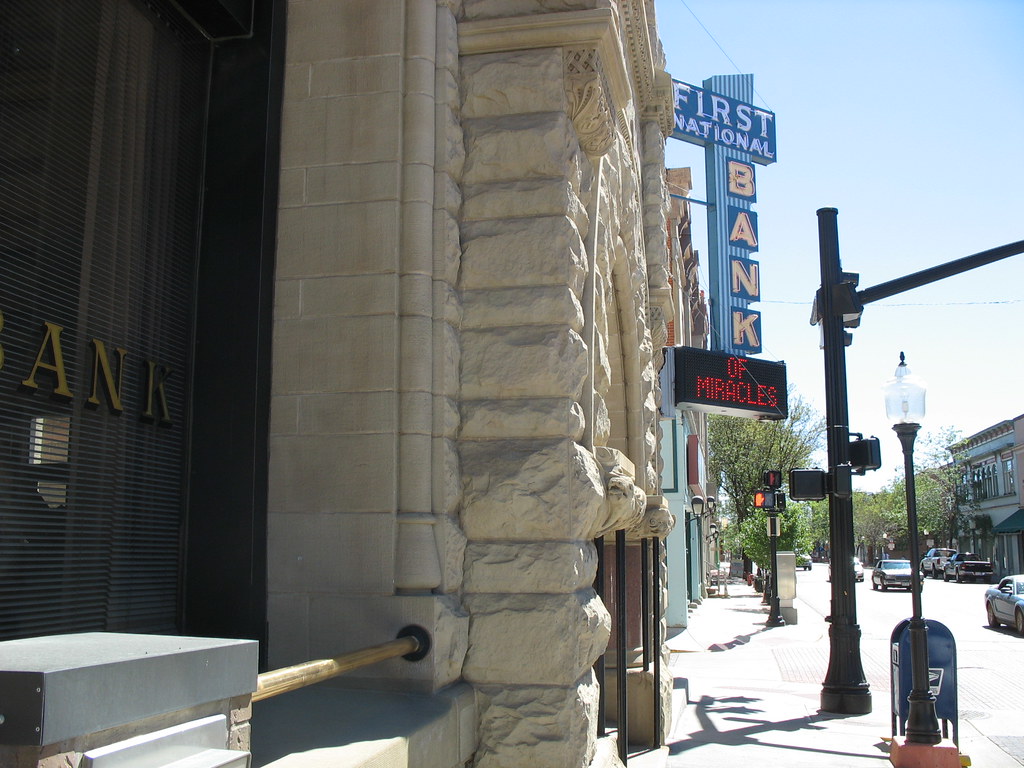 First National Bank of Miracles teofilo Flickr