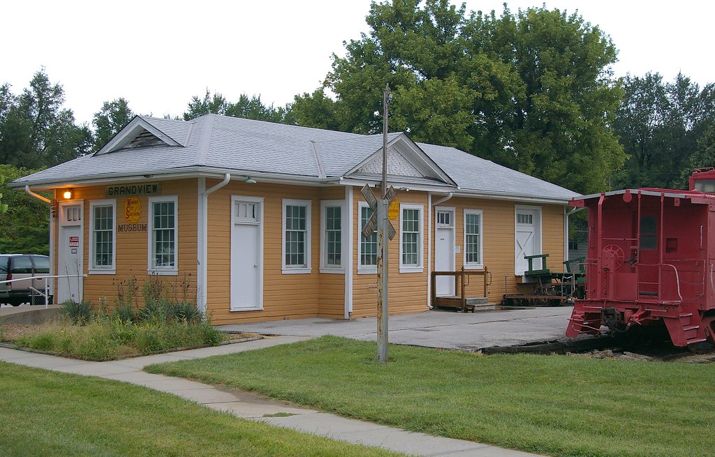 Grandview, MO train station Former Kansas City Southern st… Flickr