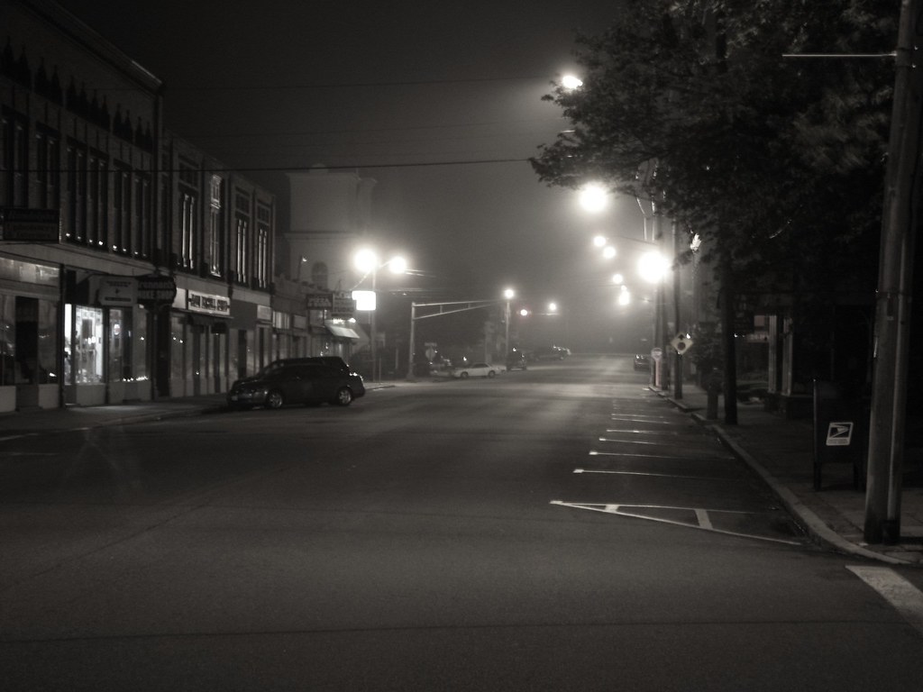 washington st. late night. Whitman ma. m Butler Flickr