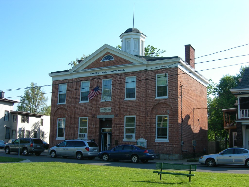Whitestown Town Hall Located in the Town of Whitestown, Vi… Flickr