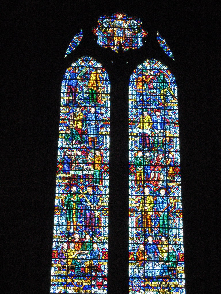 Liverpool Cathedral stained glass The Liverpool Cathedral … Flickr