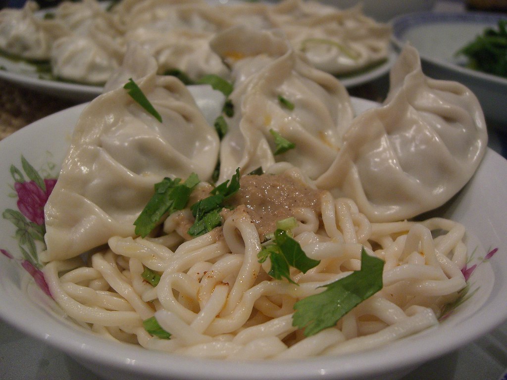 Julia's Steamed Beef and Chinese Celery Dumplings and Nood… Flickr