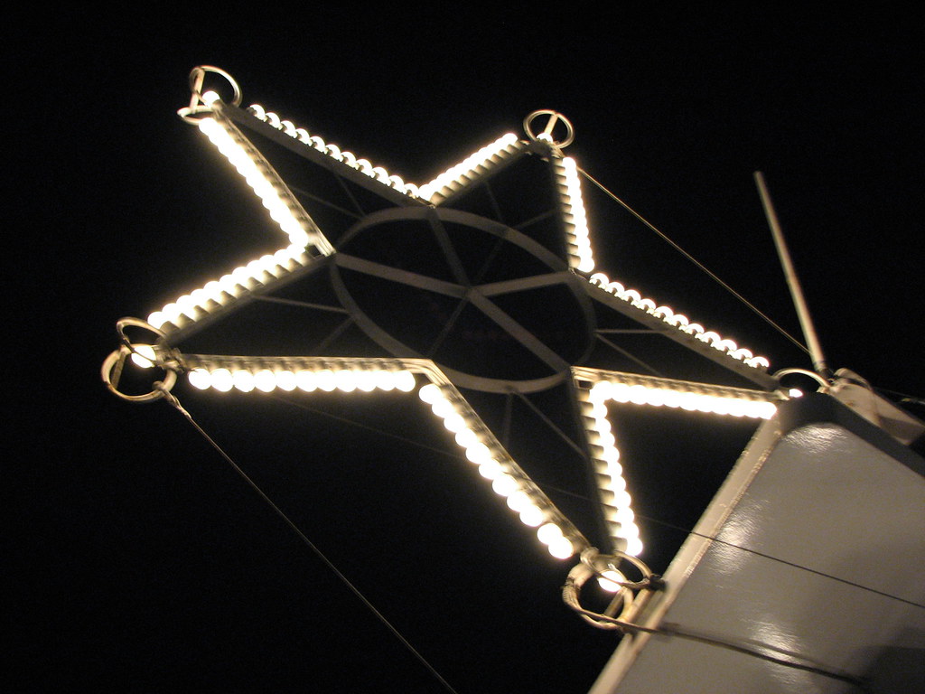 Starship Lights on the Argosy Christmas Ship Susan Ware Flickr