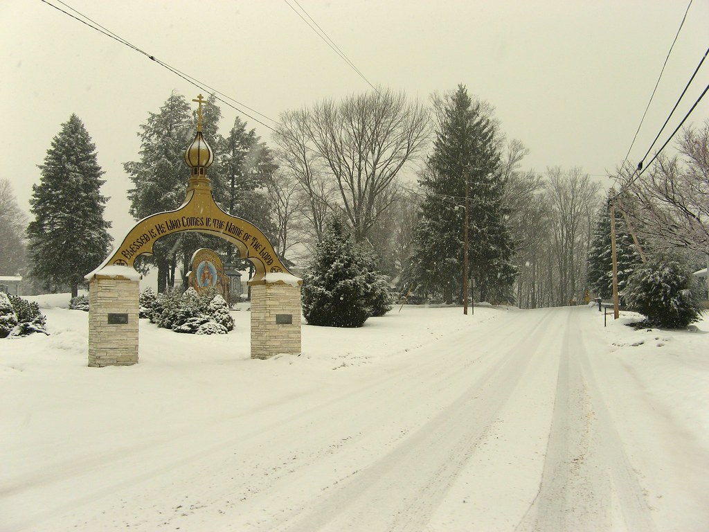 Another Snowy Day in South Canaan, PA St. Tikhon's Monas… Flickr