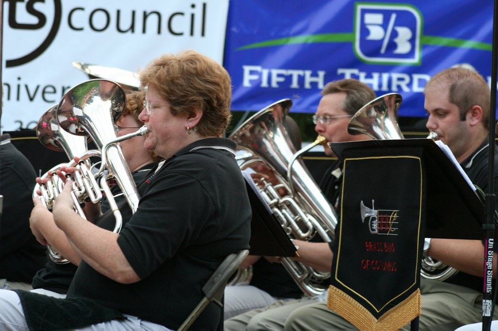 Brass Band of Columbus Brass Band of Columbus plays for Du… Flickr