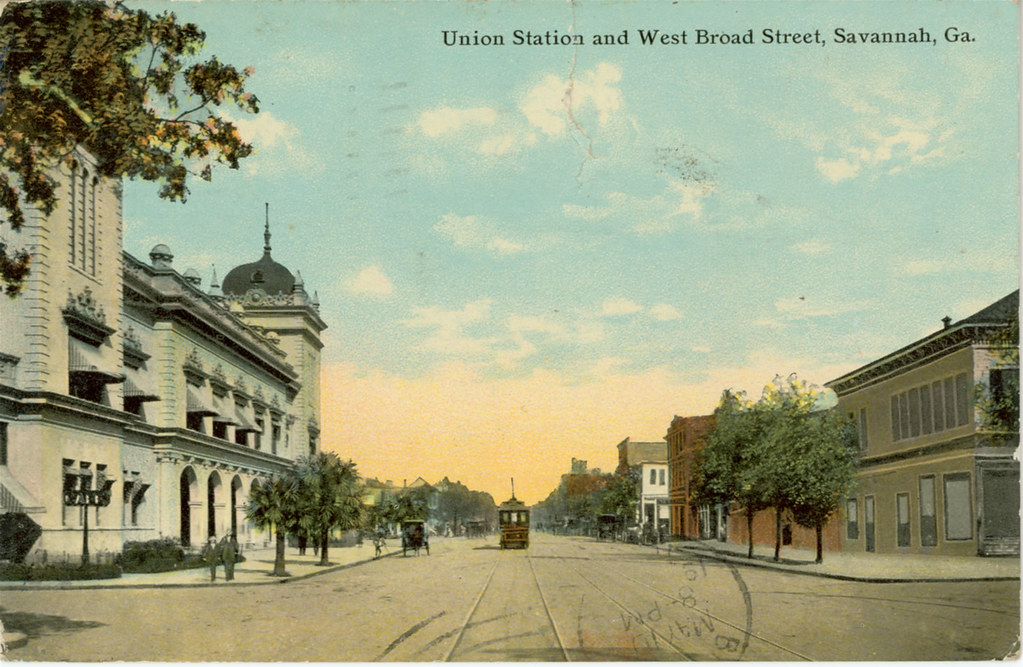 Union Station and West Broad Street, Savannah Ga. This pos… Flickr