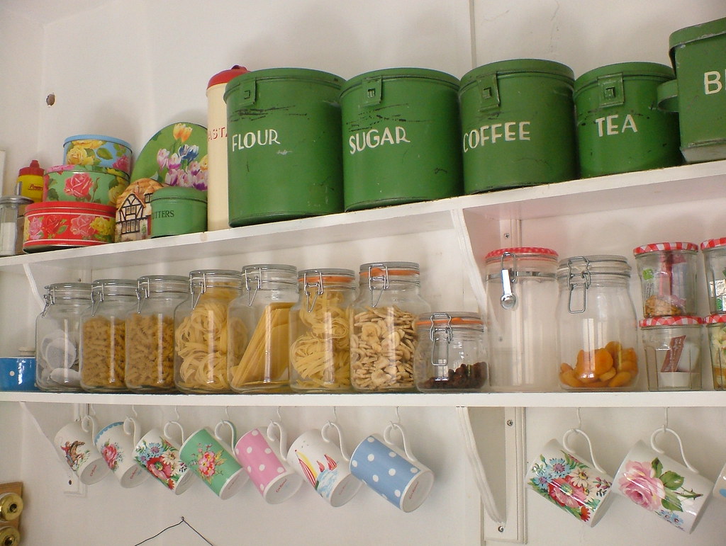 storage solutions in a tiny 5' x 7' kitchen! Sairer Flickr