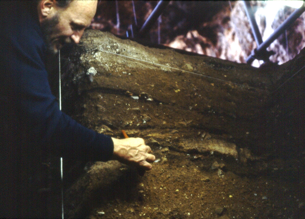 Archaeological stratigraphy at Boomplaas Cave, South Africa 1979 a
