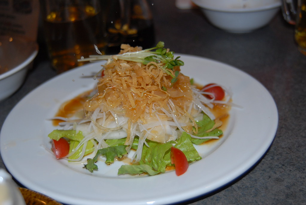 shark fin and jelly fish salad! a delicacy... isabelle Flickr