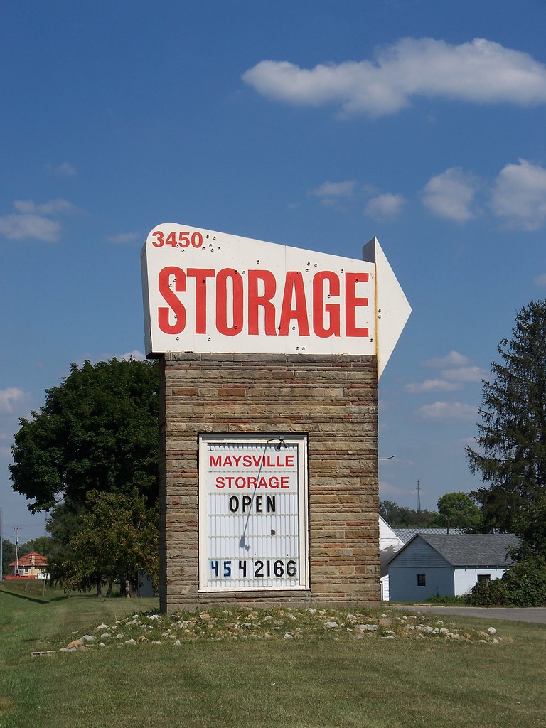 OH South Zanesville Maysville Storage Repurposed sign f… Flickr
