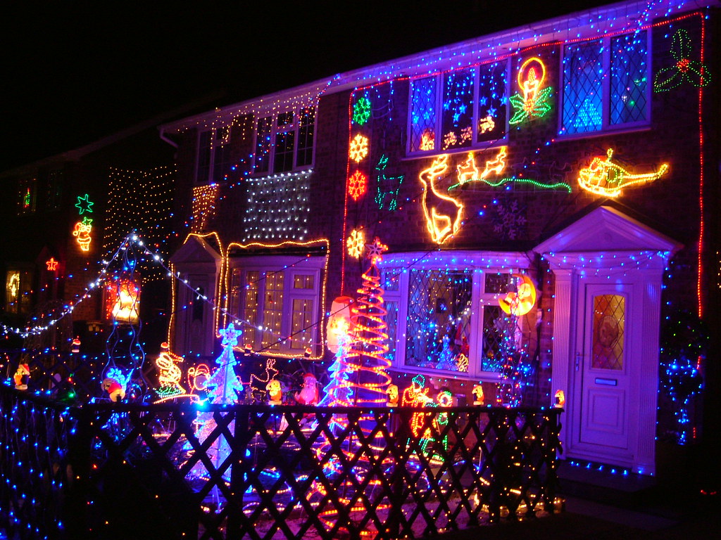 xmas lights Haxby York Yorkshire views Robert Gipson Flickr