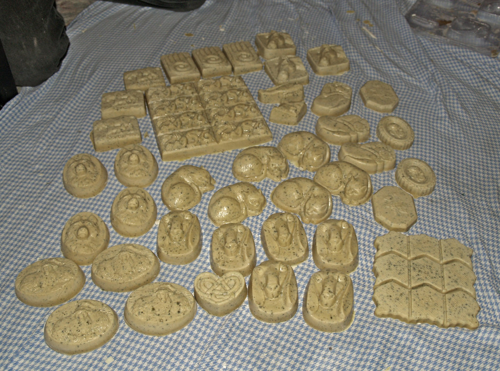 The shaving Soap This is the batch of Lard soap made with … Flickr