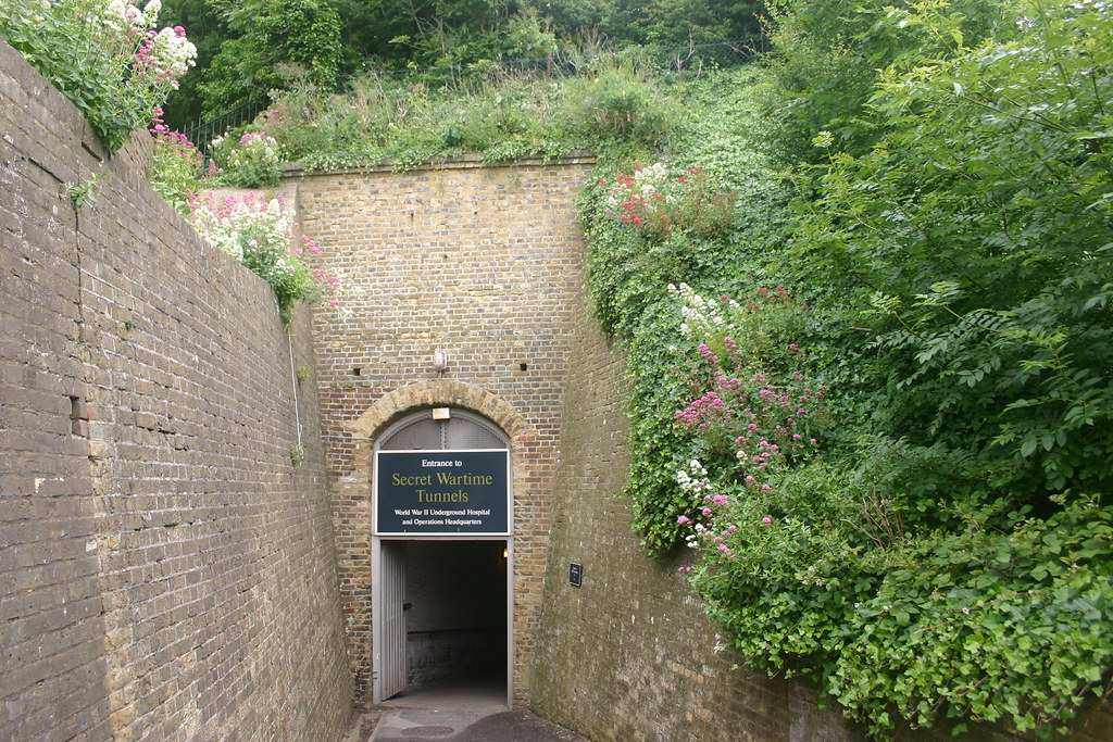 Secret wartime tunnels, Dover Castle Dover, Kent, UK jennytrucano