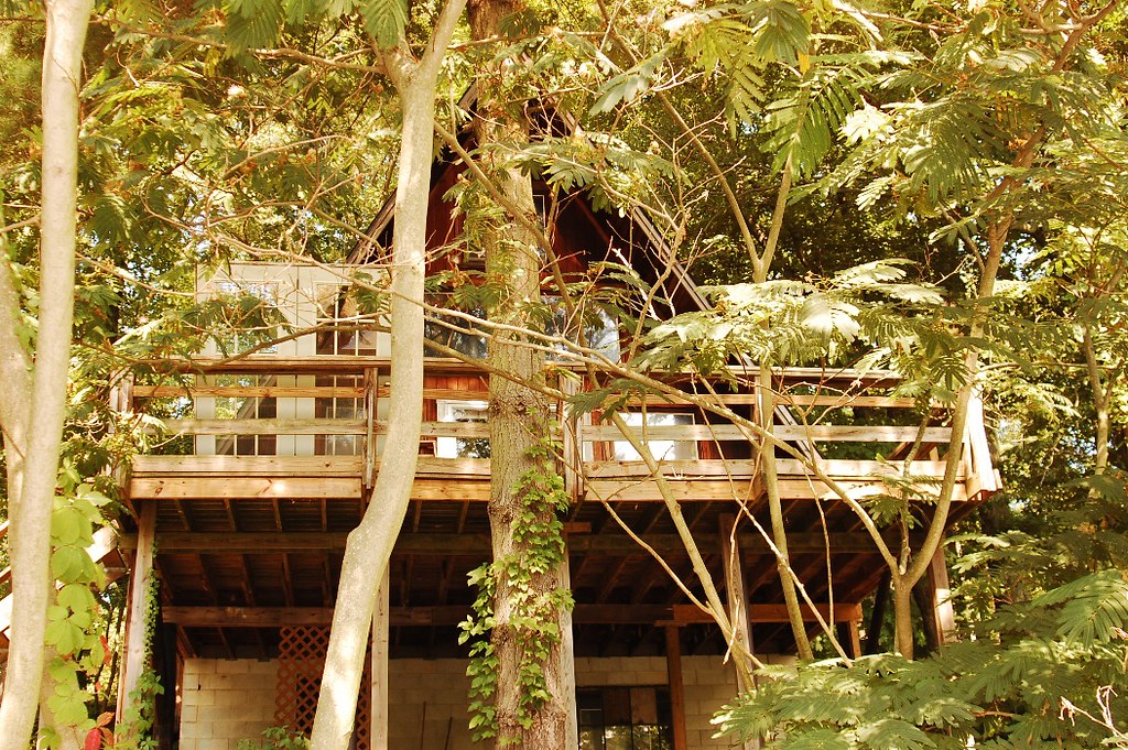 Cabin 14 Exterior of the cabin at Kenray Lake. Looking up … Flickr