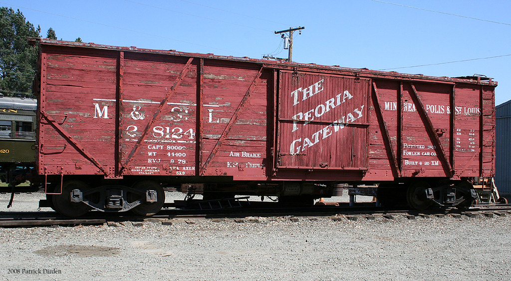 M&STL Boxcar This classic 1930's era wooden boxcar still l… Flickr