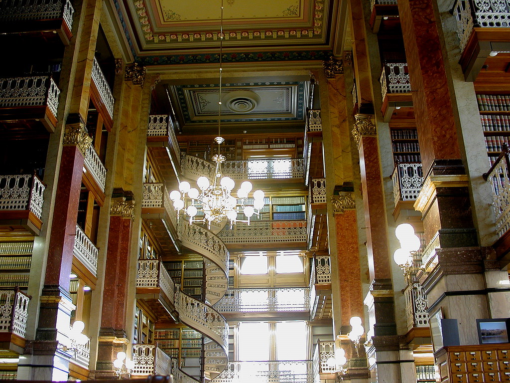 The law library in the Iowa state capitol building Flickr