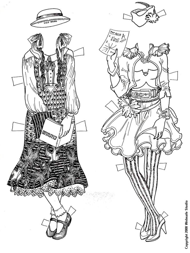 Kiki Kane Paper Doll, 8 Page 8 Kiki has studied her calc… Flickr