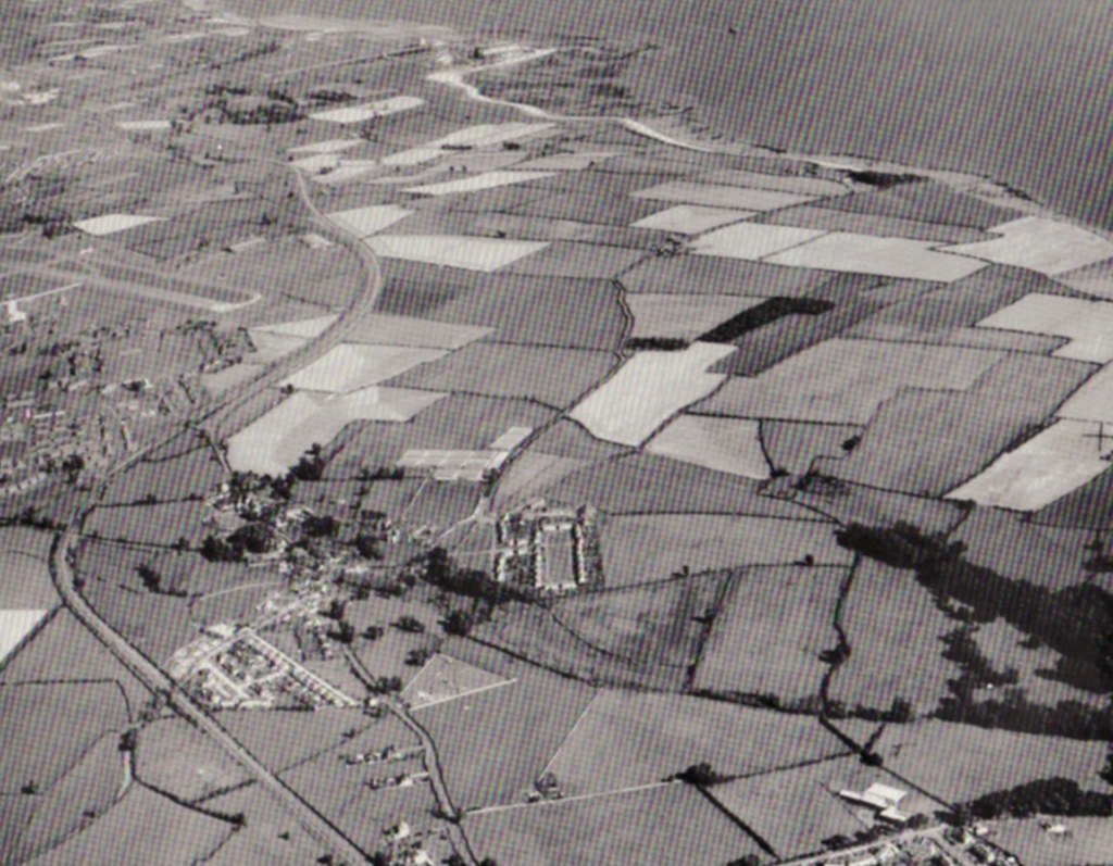 Llantwit Major aerial of land settlement at Trebefered Flickr