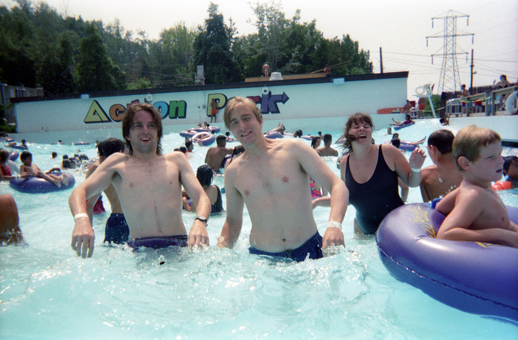 Action Park Chlorinated water is less buoyant than salt wa… Flickr