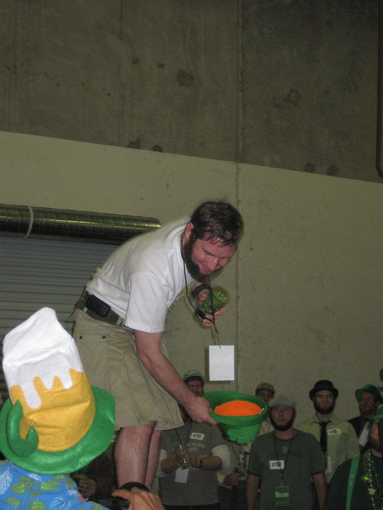 Taking a bow with the beer funnel hat chadada Flickr