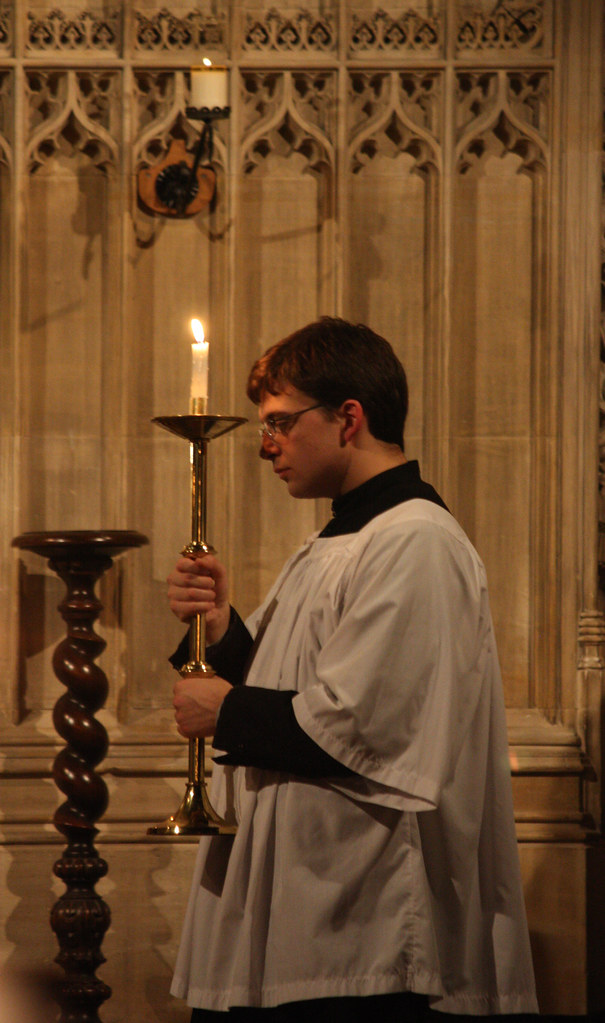 Ceroferrer A candlebearer at the Requiem Mass in Magdalen… Flickr