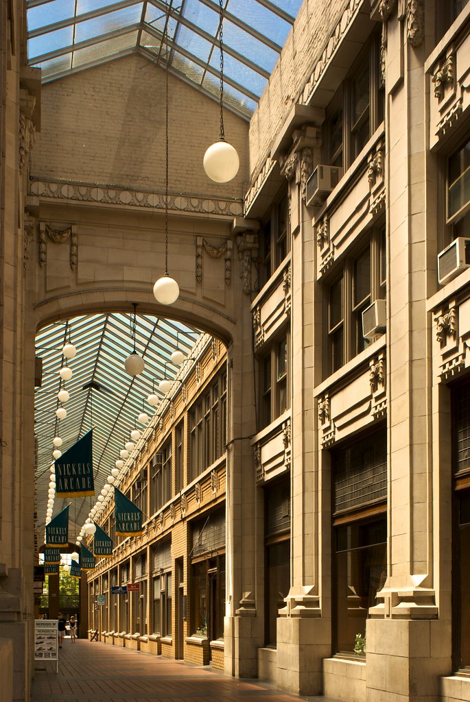 Arcade Nickels Arcade from the state street entrance, Ann … Flickr