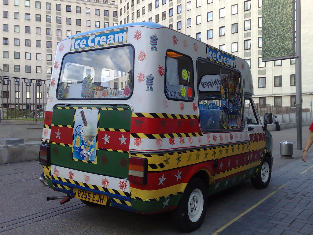 Ice cream van At the south bank in London Mark Hillary Flickr