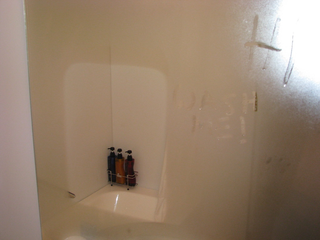 162 Bathroom mirror after a shower 20080616 Our bathro… Flickr