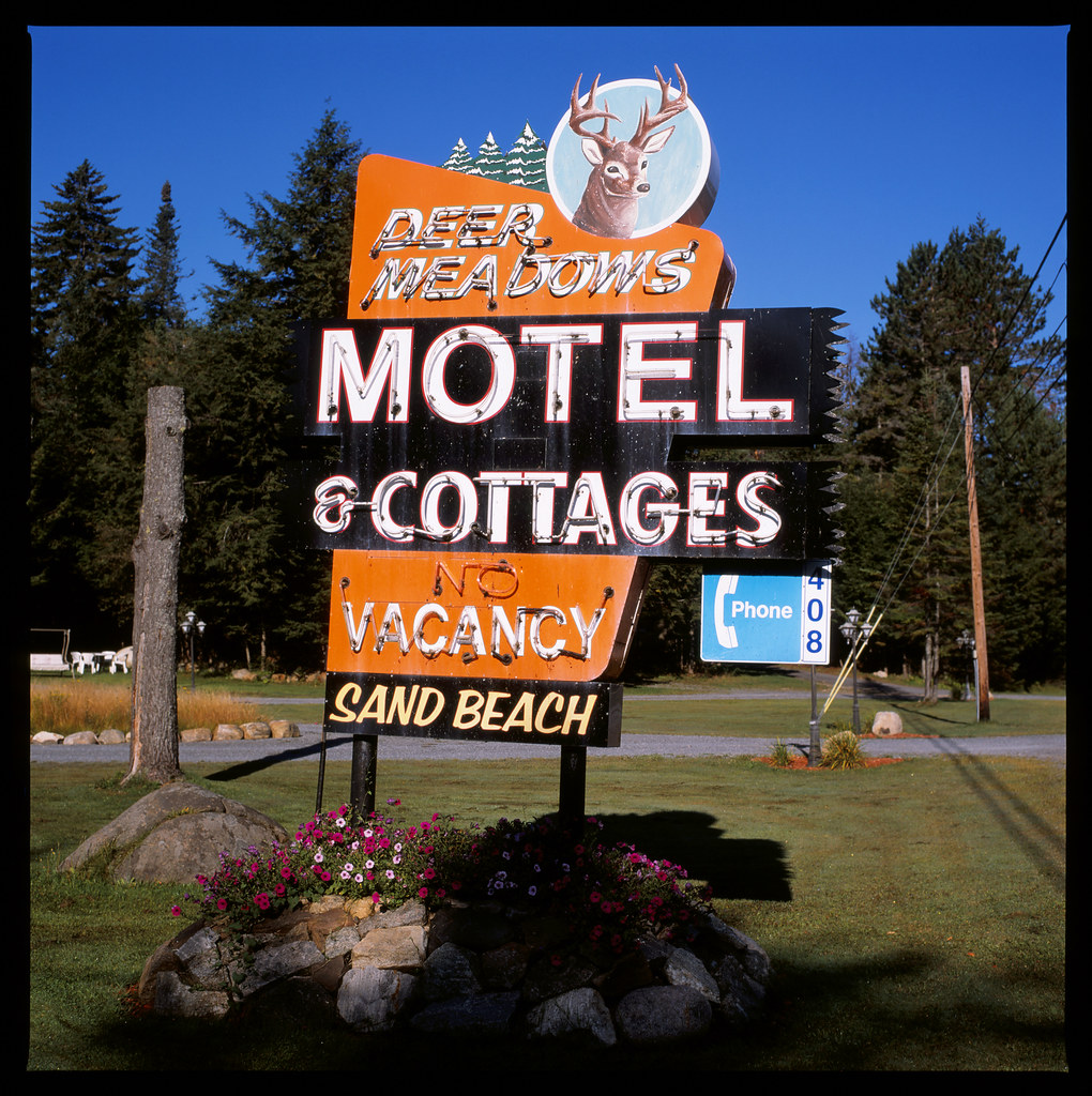 Deer Meadows Motel On Rt 28 near Inlet, NY. Hasselblad 500… Flickr