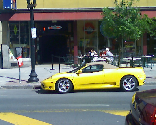 Yellow Ferrari Another cool car in Albany, NY Carlton Gamble Flickr