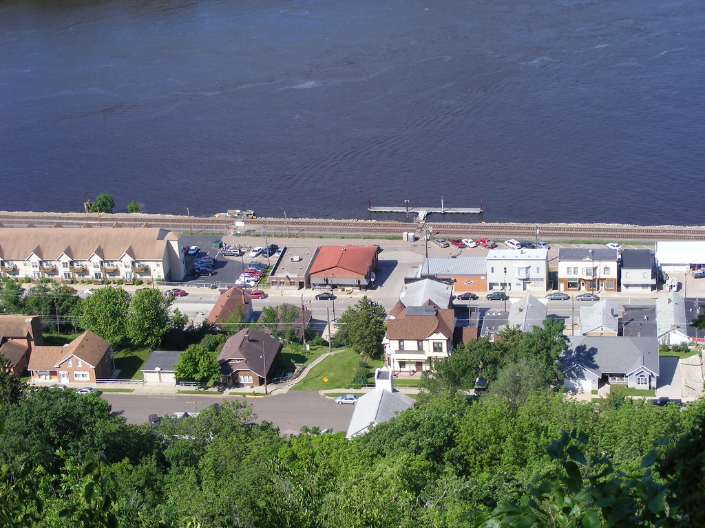 Downtown Alma below Jim Kallinen Flickr