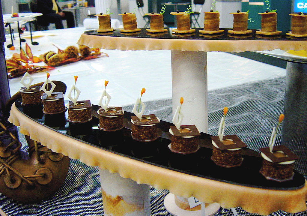 Competition Desserts Photographed at the IKA International… Flickr